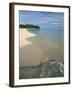 Maldives, Island Paradise, Ambara Island, View of Sand Beach-Stuart Westmorland-Framed Photographic Print