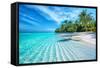 Maldives Islands Ocean Tropical Beach-Altug Galip-Framed Stretched Canvas