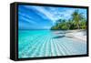 Maldives Islands Ocean Tropical Beach-Altug Galip-Framed Stretched Canvas