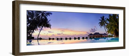 Maldives, Meemu Atoll, Medhufushi Island-Michele Falzone-Framed Photographic Print