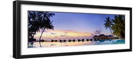 Maldives, Meemu Atoll, Medhufushi Island-Michele Falzone-Framed Photographic Print