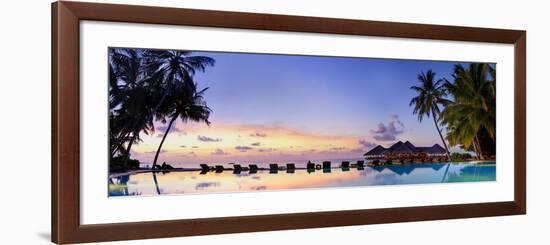 Maldives, Meemu Atoll, Medhufushi Island-Michele Falzone-Framed Photographic Print