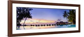 Maldives, Meemu Atoll, Medhufushi Island-Michele Falzone-Framed Photographic Print