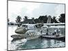 Maldives, Seaplane at Resort-Michele Falzone-Mounted Photographic Print