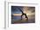 Maldives, South Ari Atoll, Thudufushi Island, Diamonds Thudufushi Resort, woman practising Yoga at -Michele Falzone-Framed Photographic Print