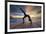 Maldives, South Ari Atoll, Thudufushi Island, Diamonds Thudufushi Resort, woman practising Yoga at -Michele Falzone-Framed Photographic Print