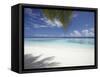 Maldives Tropical Beach, Maldives, Indian Ocean, Asia-Sakis Papadopoulos-Framed Stretched Canvas