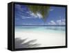 Maldives Tropical Beach, Maldives, Indian Ocean, Asia-Sakis Papadopoulos-Framed Stretched Canvas