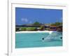 Maldivian Air Taxi Parked in a Resort in Maldives, Indian Ocean-Papadopoulos Sakis-Framed Photographic Print