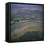Maldon and Blackwater Estuary Mudflats and Coastal Sea Defences, Essex, England, United Kingdom-Jeremy Bright-Framed Stretched Canvas