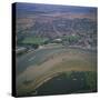 Maldon and Blackwater Estuary Mudflats and Coastal Sea Defences, Essex, England, United Kingdom-Jeremy Bright-Stretched Canvas