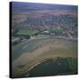 Maldon and Blackwater Estuary Mudflats and Coastal Sea Defences, Essex, England, United Kingdom-Jeremy Bright-Stretched Canvas