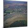 Maldon and Blackwater Estuary Mudflats and Coastal Sea Defences, Essex, England, United Kingdom-Jeremy Bright-Mounted Photographic Print
