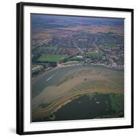 Maldon and Blackwater Estuary Mudflats and Coastal Sea Defences, Essex, England, United Kingdom-Jeremy Bright-Framed Photographic Print