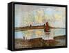 Maldon, from Heybridge, Essex, 1924-1926-Louis Burleigh Bruhl-Framed Stretched Canvas