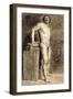 Male Academy Figure, Probably Polonais, Standing, 1821-Eugene Delacroix-Framed Giclee Print