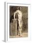 Male Academy Figure, Probably Polonais, Standing, 1821-Eugene Delacroix-Framed Giclee Print