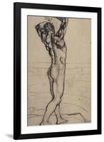 Male Act, Study for the Truth, c.1901-02-Ferdinand Hodler-Framed Giclee Print