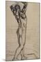 Male Act, Study for the Truth, c.1901-02-Ferdinand Hodler-Mounted Giclee Print