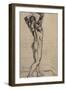 Male Act, Study for the Truth, c.1901-02-Ferdinand Hodler-Framed Giclee Print