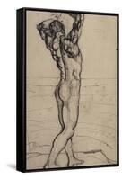 Male Act, Study for the Truth, c.1901-02-Ferdinand Hodler-Framed Stretched Canvas