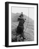 Male And Female, Gloria Swanson, 1919, With Bow And Arrow-null-Framed Photo