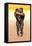 Male and Female Homo Erectus Hugging in the Desert-null-Framed Stretched Canvas