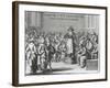 Male and Female Quakers at Their Assembly-null-Framed Giclee Print