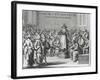 Male and Female Quakers at Their Assembly-null-Framed Giclee Print