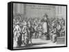 Male and Female Quakers at Their Assembly-null-Framed Stretched Canvas