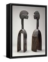 Male and Female Waja Masks, from Upper Benue River, Nigeria, 1850-1950-African-Framed Stretched Canvas