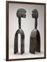 Male and Female Waja Masks, from Upper Benue River, Nigeria, 1850-1950-African-Framed Giclee Print