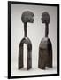 Male and Female Waja Masks, from Upper Benue River, Nigeria, 1850-1950-African-Framed Giclee Print