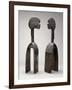 Male and Female Waja Masks, from Upper Benue River, Nigeria, 1850-1950-African-Framed Giclee Print