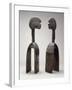 Male and Female Waja Masks, from Upper Benue River, Nigeria, 1850-1950-African-Framed Giclee Print