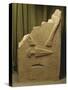 Male Anthropomorphic Statue-Stele-null-Stretched Canvas