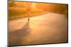 Male Athlete/Runner Running on Road - Jog Workout Well-Being Concept-l i g h t p o e t-Mounted Photographic Print