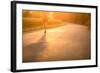 Male Athlete/Runner Running on Road - Jog Workout Well-Being Concept-l i g h t p o e t-Framed Photographic Print