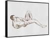 Male Body Sketch I-Melissa Wang-Framed Stretched Canvas