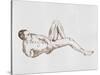 Male Body Sketch I-Melissa Wang-Stretched Canvas