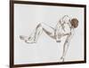 Male Body Sketch II-Melissa Wang-Framed Art Print