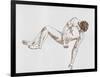 Male Body Sketch II-Melissa Wang-Framed Art Print