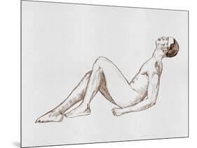 Male Body Sketch IV-Melissa Wang-Mounted Art Print