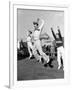 Male Cheerleaders in Action at Wisconsin-Marquette Football Game-Alfred Eisenstaedt-Framed Photographic Print