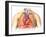 Male Chest Anatomy of Thorax with Heart, Veins, Arteries and Lungs-null-Framed Art Print