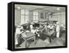 Male Cookery Students at Work in the Kitchen, Westminster Technical Institute, London, 1910-null-Framed Stretched Canvas