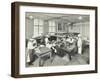 Male Cookery Students at Work in the Kitchen, Westminster Technical Institute, London, 1910-null-Framed Photographic Print