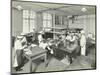 Male Cookery Students at Work in the Kitchen, Westminster Technical Institute, London, 1910-null-Mounted Photographic Print