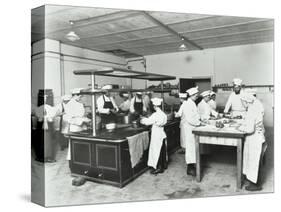 Male Cookery Students, Westminster Technical Institute, London, 1910-null-Stretched Canvas