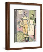 Male Corset, 1910-null-Framed Art Print